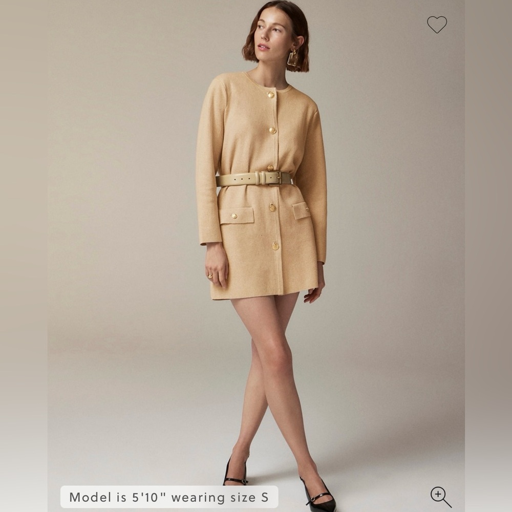 NWT! J. CREW Long Giselle sweater blazer